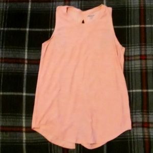 Junior's light pink activewear halter top size extra large